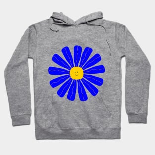 Happy blue flower Hoodie